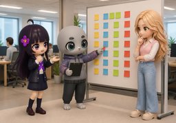Cómo se gestiona ~.のイラスト