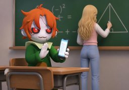 Estoy en la clase de ~.のイラスト