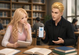 ¿Cómo te puedo contactar?のイラスト