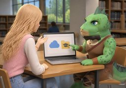 ¿Dónde lo subiste?のイラスト