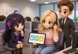 ¿Cómo manejan ~?のイラスト