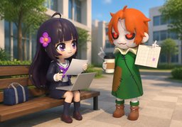 Sigues disponible para ~.のイラスト