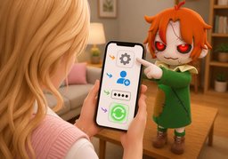 ¿Cómo configuro ~?のイラスト