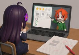 Cómo se evalúa ~.のイラスト