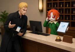 Cómo confirmo ~.のイラスト