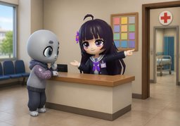 ¿En qué ~ atienden?のイラスト