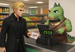 ¿A qué hora vence ~?のイラスト