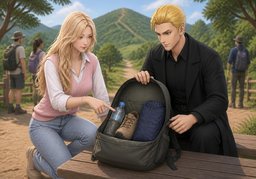 ¿Qué necesito llevar a ~?のイラスト
