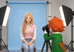 사진관のイラスト