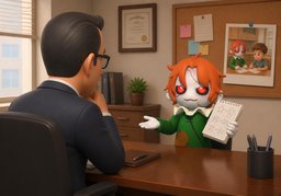 No tengo experiencia en ~.のイラスト