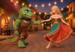 ¿Bailamos?のイラスト