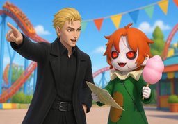 ¿Te estás divirtiendo?のイラスト