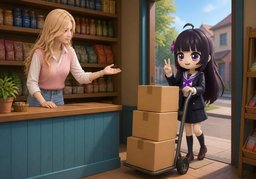 ¿Cuántas ~ vienen?のイラスト