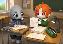 ¿Cómo estudias ~?のイラスト