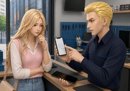 ¿Cómo me avisarán ~?のイラスト