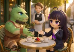 Je tiens à ~.のイラスト