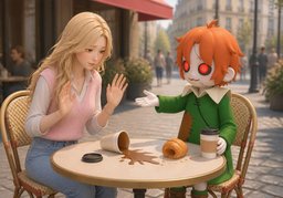 Je suis ~ désolé.のイラスト