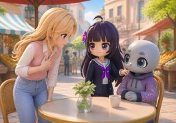 Embrassez ~ pour moi.のイラスト