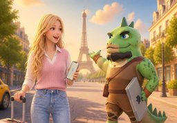 Bienvenue à ~.のイラスト