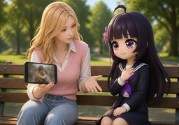 C'est émouvant.のイラスト