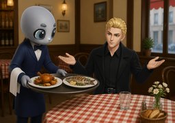 Ça m'est égal.のイラスト