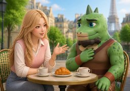 Ça me touche.のイラスト