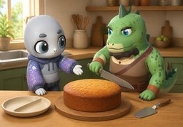 Pouvez-vous le diviser en ~ ?のイラスト