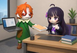 Je confirme ~.のイラスト