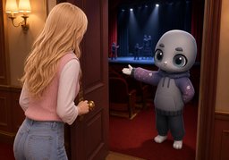 Cela a-t-il déjà commencé ?のイラスト