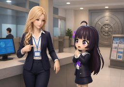 Je travaille dans ~.のイラスト