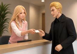 Le contact du service est ~.のイラスト