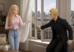 Ça vous dérangerait de ~ ?のイラスト