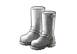 靴子のイラスト