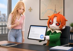 Auriez-vous l'amabilité de ~ ?のイラスト