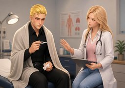 Vous devriez consulter ~.のイラスト
