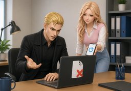 N'hésitez pas à me dire si ~.のイラスト