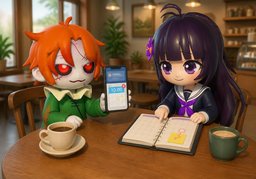 Je suis indisponible.のイラスト
