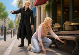 C'est de quel côté ?のイラスト