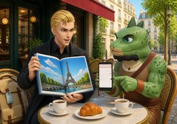 Je voudrais aller à ~.のイラスト
