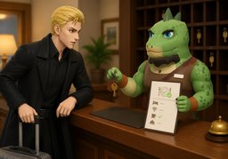 ~ est-il inclus ?のイラスト