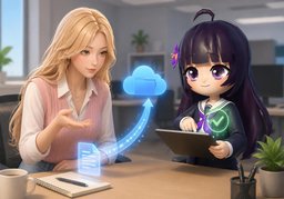 Pouvez-vous partager ~ ?のイラスト