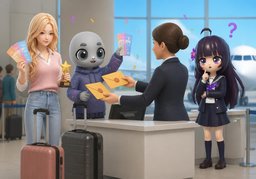 ~ voyagent-ils gratuitement ?のイラスト