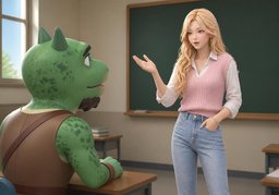 Répétez après moi.のイラスト