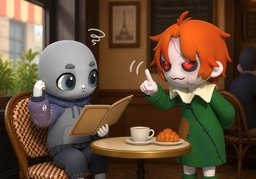 Je ne parle pas ~.のイラスト