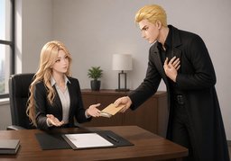 Je vous pardonne à condition que ~.のイラスト