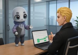 Souhaitez-vous discuter de ~ ?のイラスト