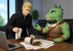 Acceptez-vous ~ excuses ?のイラスト
