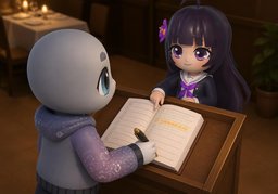 Je réserve ~.のイラスト