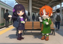 On se retrouve à ~ ?のイラスト