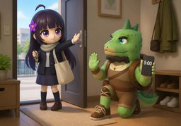On y va ensemble ?のイラスト